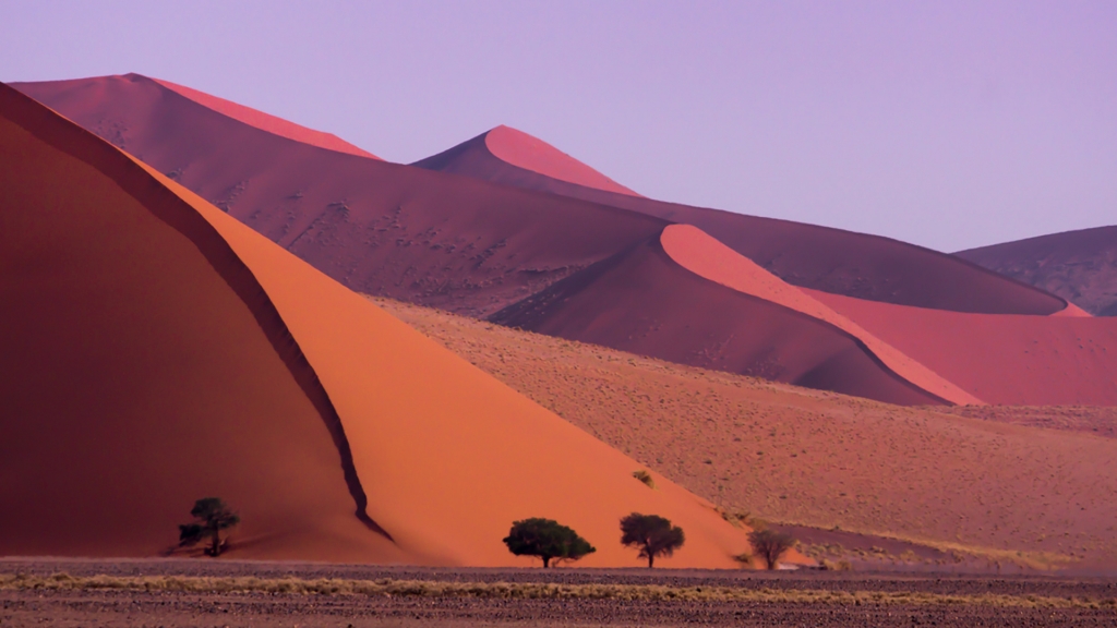 纳比亚纳米布沙漠南部的苏丝斯黎沙丘